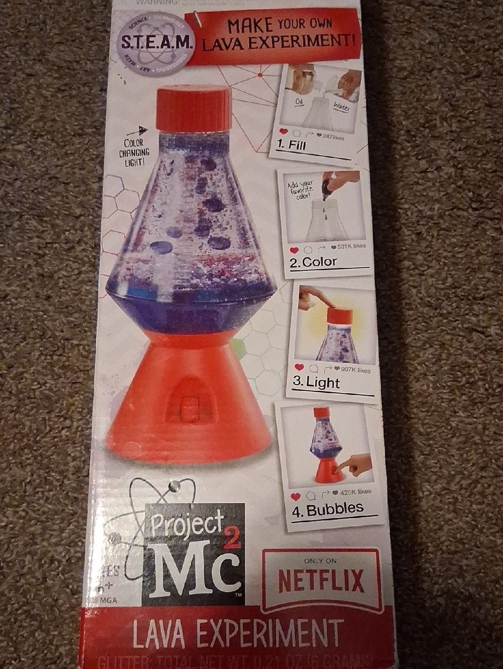 Lava Experiment Lamp - Make Your Your Own